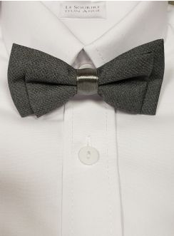 Noeud papillon enfant gris anthracite