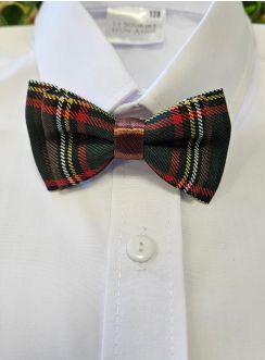 Noeud papillon enfant écossais vert très chic et pas cher !