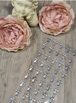 Personnalisation avec Croix cérémonie mariage baptême communion