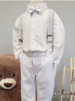 Tenue baptême thème marin pour garçon de 3 mois à 3 ans