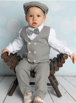 Costume pour mariage automne hiver bébé garçon Rafael