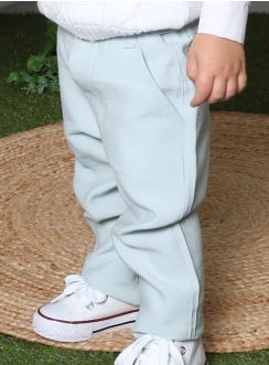 Pantalon cérémonie garçon vert sauge