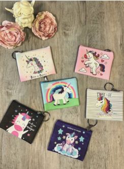Porte monnaie licorne pour enfant