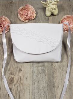 Sac cérémonie mariage communion enfant fille dentelle fine