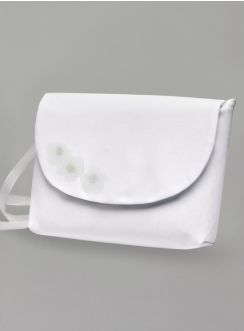 Sac cérémonie fille blanc personnalisé