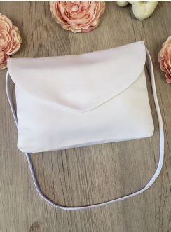 Pochette de mariage chic blanc ou Ivoire