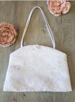 Sac cérémonie femme ou jeune fille avec dentelle et sequin