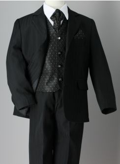 Costume garcon noir William