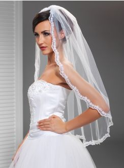 voile espagnol mariée blanc