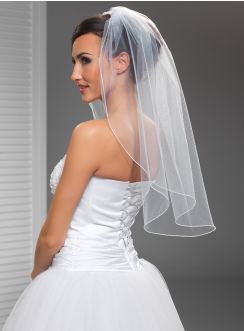 voile de mariée simple blanc