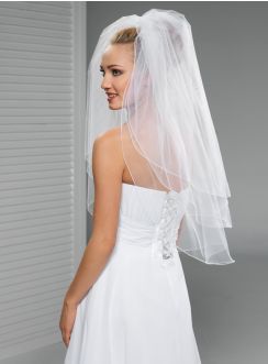 Voile de mariée 3 volants couture