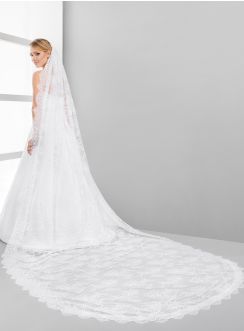 Voile en dentelle pour mariage - Boutique Magique