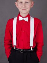 Ensemble Bretelles Et Nœud Papillon Enfant DonDon - Ajustable 1 à 8 Ans - Idéal Mariage