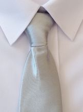 Cravate Enfant Garçon Blanche Satinée | Longueur 27 Cm (avec Nœud) | Finitions Main | Pour Mariage, Cérémonie, événement Formel - 9