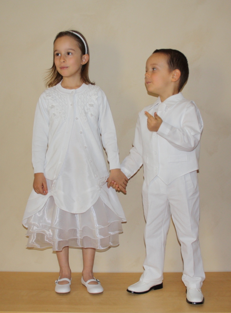 tenue baptême blanche pour garçon