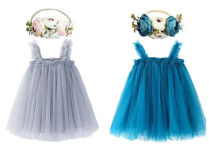 robe tutu tulle avec bandeau