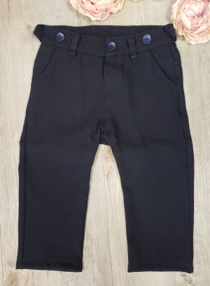pantalon habillé bleu marine bébé garçon