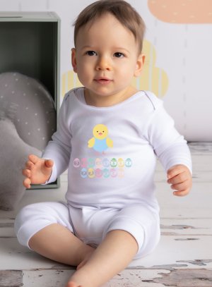 Pyjama Pâques bébé mixte  POUSSIN