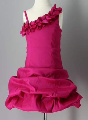 robe de cérémonie fille rose fushia Elisa