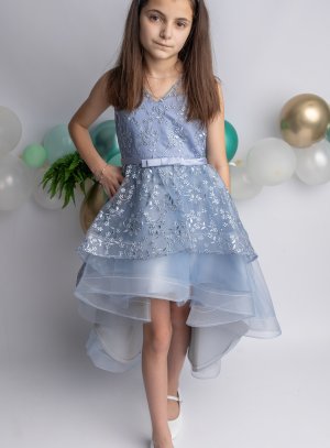 robe fille 2 - 16 ans bleu
