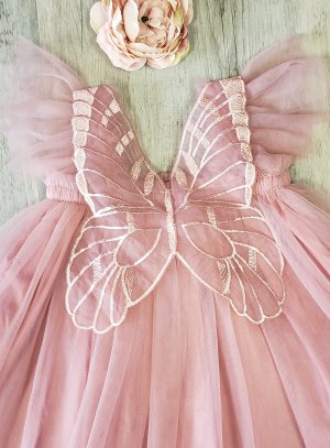 SOLDES - Robe cérémonie bébé fille thème Papillon